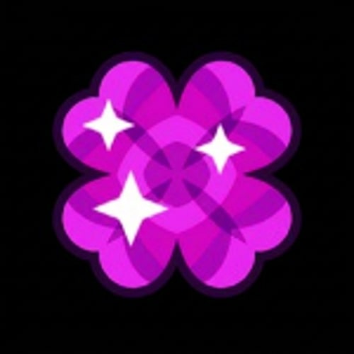 AI Design for replace the yellow clover with this purple clover DO NOT ALTER THE DESIGN ENSURE THAT THE PURPLE CLOVER SIZES UP TO MATCH THE YELLOW CLOVERS SIZE 1:1