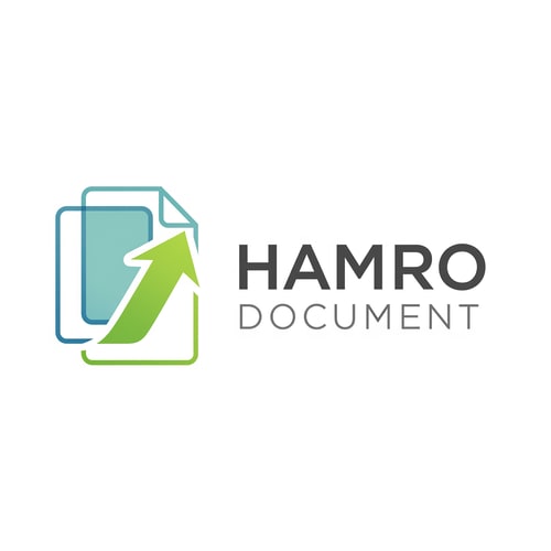 AI Design for make a logo for the company called hamro document