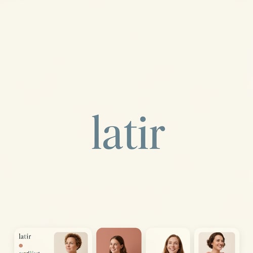 AI Design for Design a refined wordmark-only logo and mini visual identity for a digital family memory brand called “latir”.

Brand feeling:
calm, intimate, trustworthy, warm, modern, emotionally safe, designed for families, not for tech enthusiasts.
It should feel like a private place to preserve memories, voice, and presence for loved ones, with dignity and clarity.
No symbol, no icon, no heart, no waveform, no capsule, no droplet, no brain, no circuit, no AI cliché.

Logo direction:
wordmark only, lowercase “latir”, elegant and minimal.
Typography should feel human and contemporary, soft but not childish, clean but not cold.
Slightly open letter spacing, balanced proportions, subtle custom detail if needed, but very restrained.
The logo must look credible for a real product and emotionally trustworthy for families.

Visual system:
use a warm and quiet palette:
- soft ivory background
- muted blue-gray as primary text color
- soft eucalyptus green as secondary accent
- very subtle dusty rose or warm clay accent, only if needed

Style:
high-end editorial meets modern product design.
Lots of white space.
Soft rounded UI language, clean layout, quiet luxury, no flashy startup aesthetics.
Avoid gradients, neon colors, glossy effects, 3D, futuristic styling, medical styling, memorial clichés, or playful app vibes.

Deliver:
1. wordmark logo on light background
2. color palette
3. typography suggestion
4. simple UI mood preview with cards or memory timeline
5. overall brand board

The final result should feel like:
a trusted, intimate digital space where a family could safely keep something deeply important.