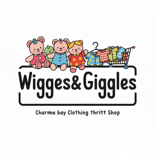 AI Design for Create Colorfull logo for my Baby Colthing Thrift Shop Wigges&Giggles