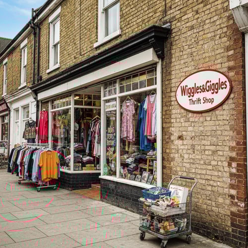 AI Design for Wiggles&Giggles Thrift Shop