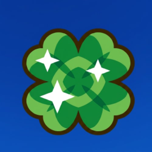 AI Design for make this clover a basic green do not change anything else about it simply do a color swap from gold to green.