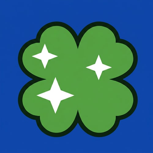 AI Design for make this clover a basic green do not change anything else about it simply do a color swap from gold to green. do not include multiple shades of green in the clover.