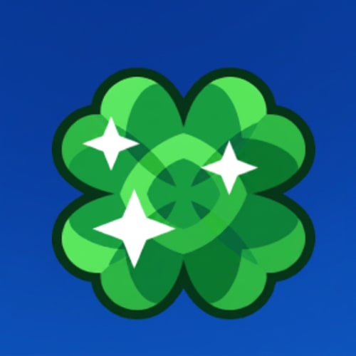 AI Design for make this clover a basic green do not change anything else about it simply do a color swap from gold to green.