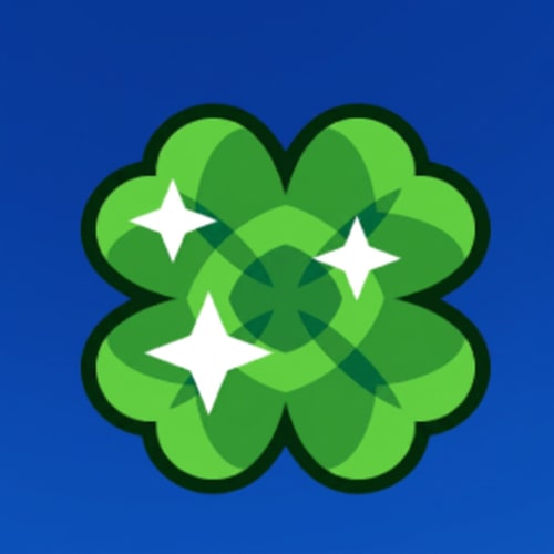 AI Design for make this clover a basic green do not change anything else about it simply do a color swap from gold to green.