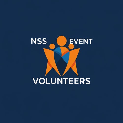 AI Design for Professional logo design. NSS Event of volunteers