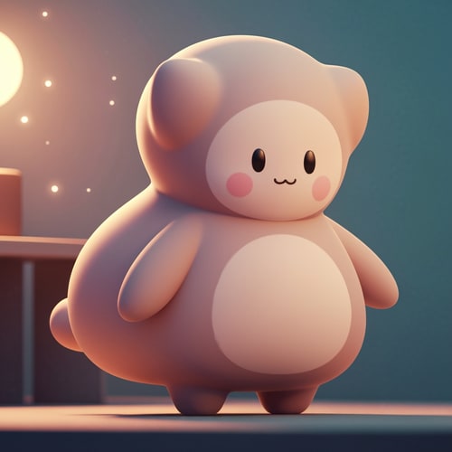 AI Design for make the character more round and less bumpy