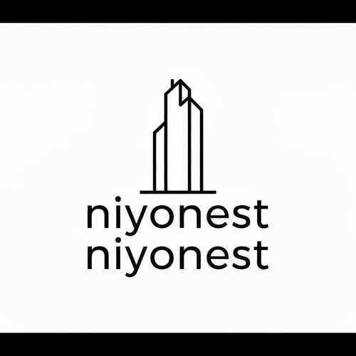 AI Design for create company name and logo for "niyonest" for architect firm