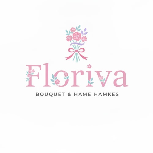 AI Design for A logi with fleuriva name for my bouquet and hamper buisness