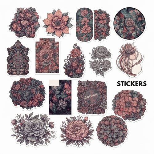 AI Design for design related stickers