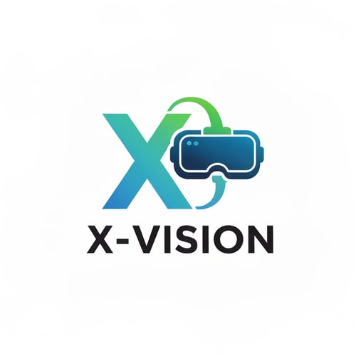 AI Design for i want to create a logo for X-vision. Its a company which offer a safe oppurtinity to try extreme sport via VR. The motto is extreme experience