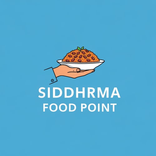 AI Design for i want creat logo for siddhrma food ponit.