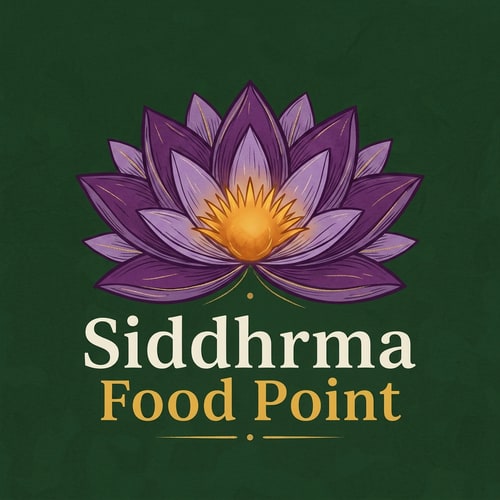 AI Design for i want creat logo for siddhrma food ponit.