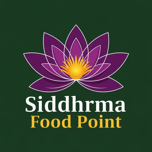 AI Design for i want creat logo for siddhrma food ponit.