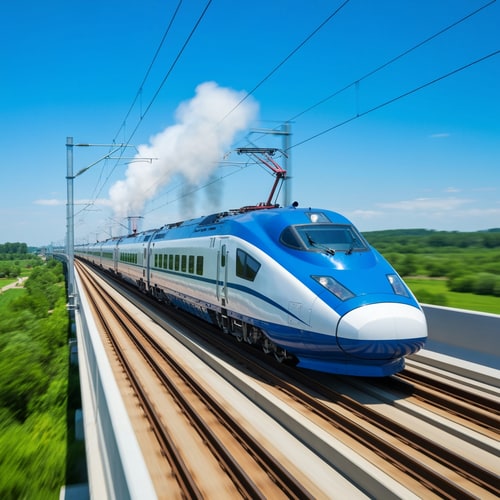 AI Design for RAILS&RAILWAYS THE WORLD OF HIGH SPEED TRAIN