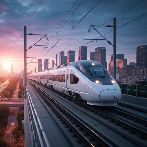 AI Design for RAILS&RAILWAYS THE WORLD OF HIGH SPEED TRAIN