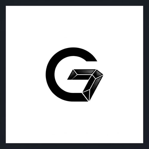AI Design for here's my rough design I want G initial like this,,, as you can see in the image