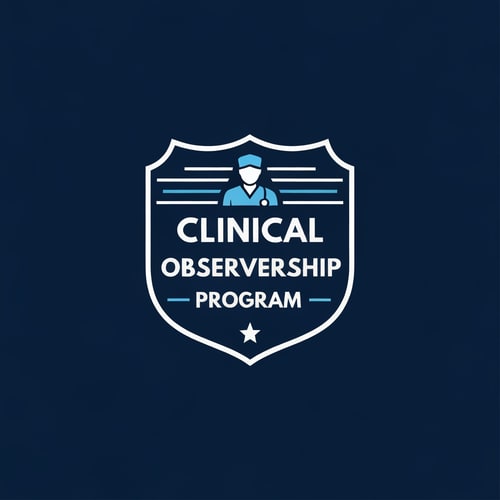 AI Design for I want a logo for clinical observership program like cop