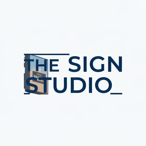 AI Design for Create a logo using name The Sign Studio for a LED sign board shop
