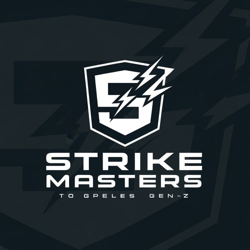 AI Design for Generate logo that will attract Gen-Z brand name "strike masters"