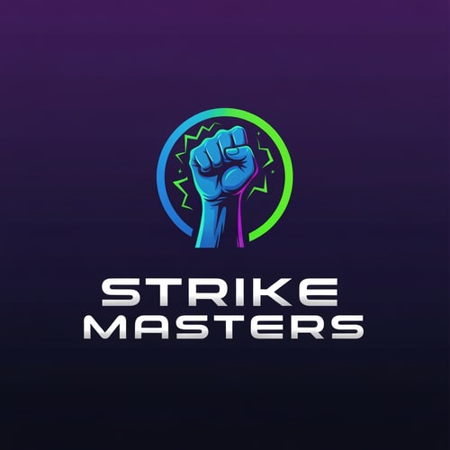 AI Design for Generate logo that will attract Gen-Z brand name "strike masters"