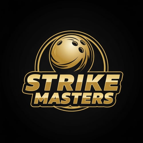 AI Design for Generate a logo for brand named "Strike masters" it is related to bowling