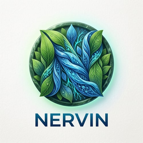 AI Design for Create a logo for my name NERVIN. Bou