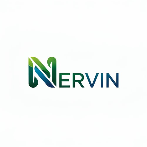 AI Design for Create a logo for my name NERVIN.