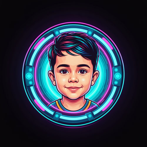 AI Design for https://www.facebook.com/photo/?fbid=1550183643198941&set=d41d8cd9 the image of that kid wich is me can you make an animated dj logo no of the link i gave you the boy with the sweatshirt on