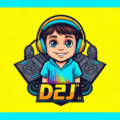 AI Design for https://www.facebook.com/photo/?fbid=1550183643198941&set=d41d8cd9 the image of that kid wich is me can you make an animated dj logo no of the link i gave you the boy with the sweatshirt on