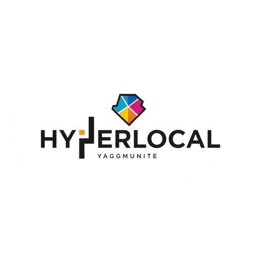 AI Design for HYPERLOCAL logo
