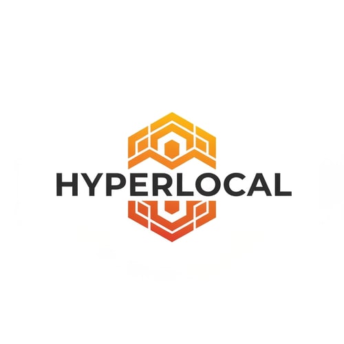AI Design for HYPERLOCAL logo