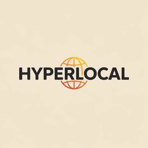 AI Design for HYPERLOCAL logo