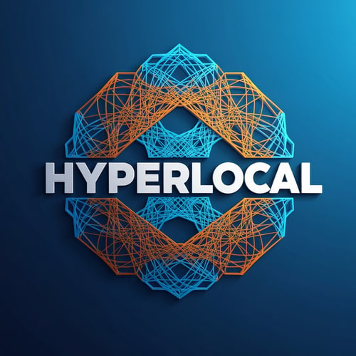 AI Design for HYPERLOCAL logo
