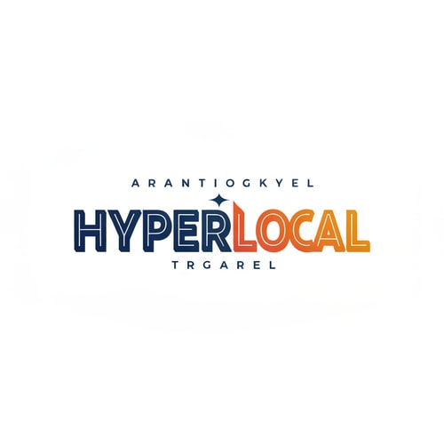 AI Design for HYPERLOCAL logo