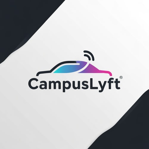 AI Design for Deaign a wonderful logo for the app 'CampusLyft' it is a camus ride sharing app. The logo should be very impressive