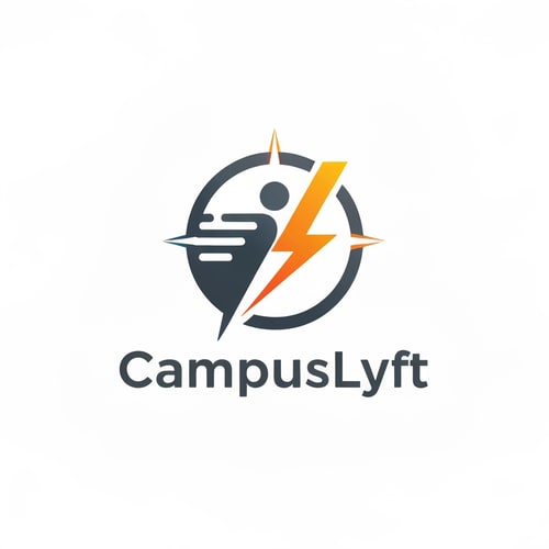 AI Design for Deaign a wonderful logo for the app 'CampusLyft' it is a camus ride sharing app