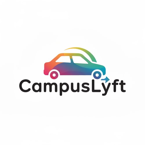 AI Design for Deaign a wonderful logo for the app 'CampusLyft' it is a camus ride sharing app. The logo should be very impressive