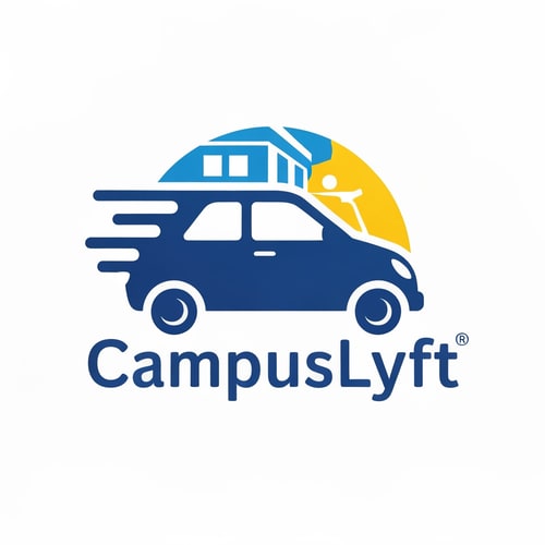 AI Design for Deaign a wonderful logo for the app 'CampusLyft' it is a camus ride sharing app. The logo should be very impressive