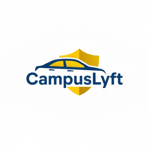 AI Design for Deaign a wonderful logo for the app 'CampusLyft' it is a camus ride sharing app. The logo should be very impressive