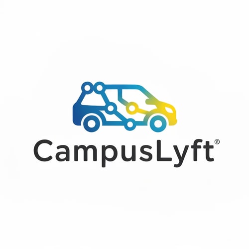 AI Design for Deaign a wonderful logo for the app 'CampusLyft' it is a camus ride sharing app. The logo should be very impressive
