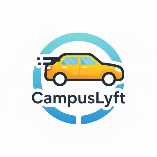 AI Design for Deaign a wonderful logo for the app 'CampusLyft' it is a camus ride sharing app. The logo should be very impressive
