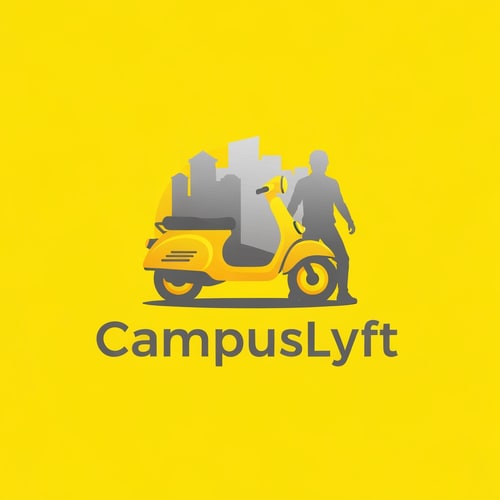 AI Design for Deaign a wonderful logo for the app 'CampusLyft' it is a camus ride sharing app