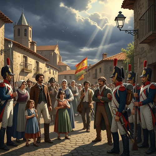 AI Design for Pero de la guerra de la independencia española para 6 de primaria