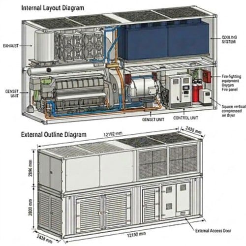 AI Design for This image consists of two separate drawings. First, please modify the top drawing. At the top, you'll see four panels. Please replace the second panel with the same structure as the third and fourth panels in the image below. Next, in the image below, please replace the second panel on the front with the same structure as the third and fourth panels on the back.