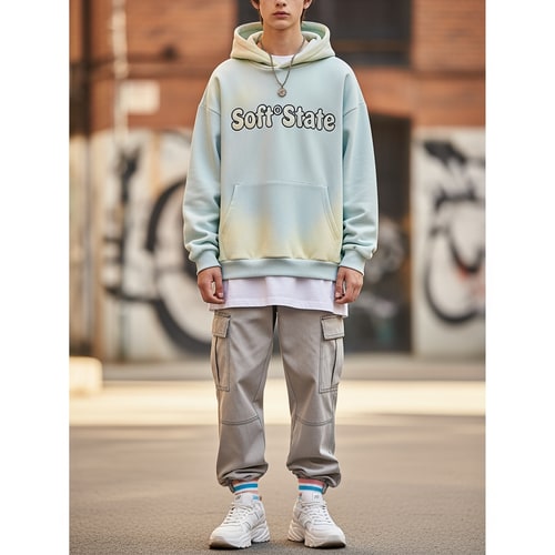 AI Design for Créame un diseño de ropa de adolescente chico q ponga Soft°State