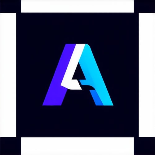 AI Design for letter A 