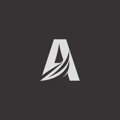 AI Design for letter A 