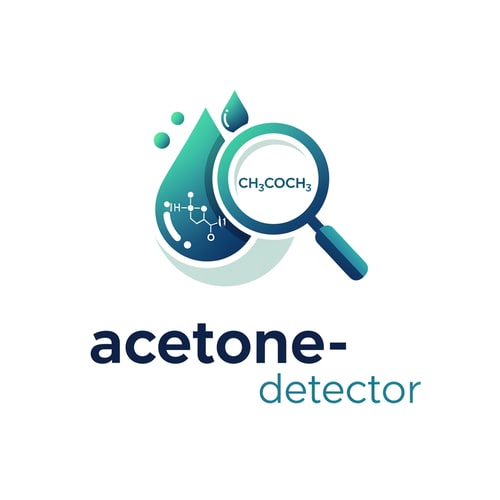 AI Design for a logo for my application called "acetone-detector"