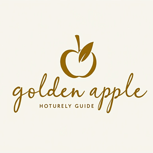 AI Design for "Create a calligraphic, elegant logo for a premium yoga and pilates boutique studio named 'Golden Apple.' The design should feature a stylized, flowing apple icon that symbolizes luxury, vitality and balance. Incorporate refined, calligraphic lines and simplicity in the apple icon and studio name lettering. Use a sophisticated color palette of white and gold to convey tranquility and sophistication. The calligraphic style should feel both modern and timeless, evoking a sense of awe and high-end branding. The logo should appeal to a discerning clientele seeking a premium yoga and pilates experience and elevate your studio's signage, marketing materials and merchandise. Aim for a minimalistic yet elegant design that stands out."